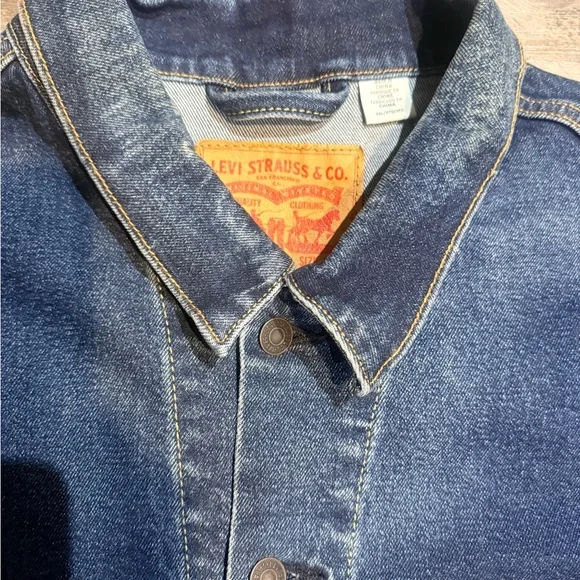 Levi's Classic Indigo Denim Jacket Size 3XL #bigandtall - Picture 4 of 9